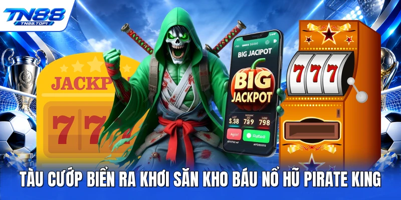 Tàu cướp biển ra khơi săn kho báu nổ hũ Pirate King Tàu cướp biển ra khơi săn kho báu nổ hũ Pirate King